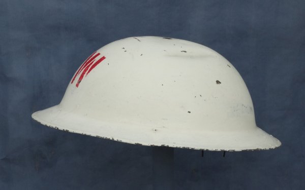Belgian Helmet model 49FN white.
