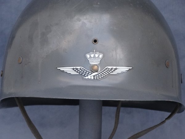 Dutch M53 grey helmet liner used by the Air Force Guards 