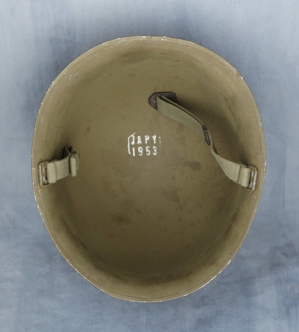 French Helmet "Casque Troupes Toutes Armes Modle 51 OTAN" Japy 1953