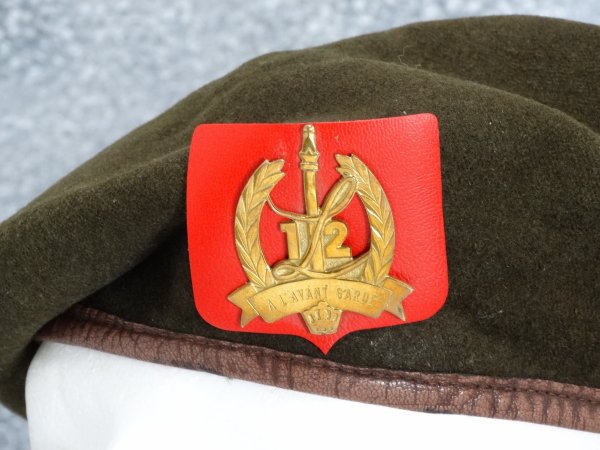Belgium Beret "12de Linie Regiment Prins Leopold"