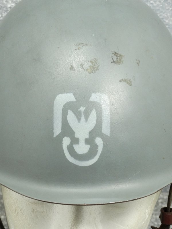 Poland Wz67 Helmet re-used Air Force part 2